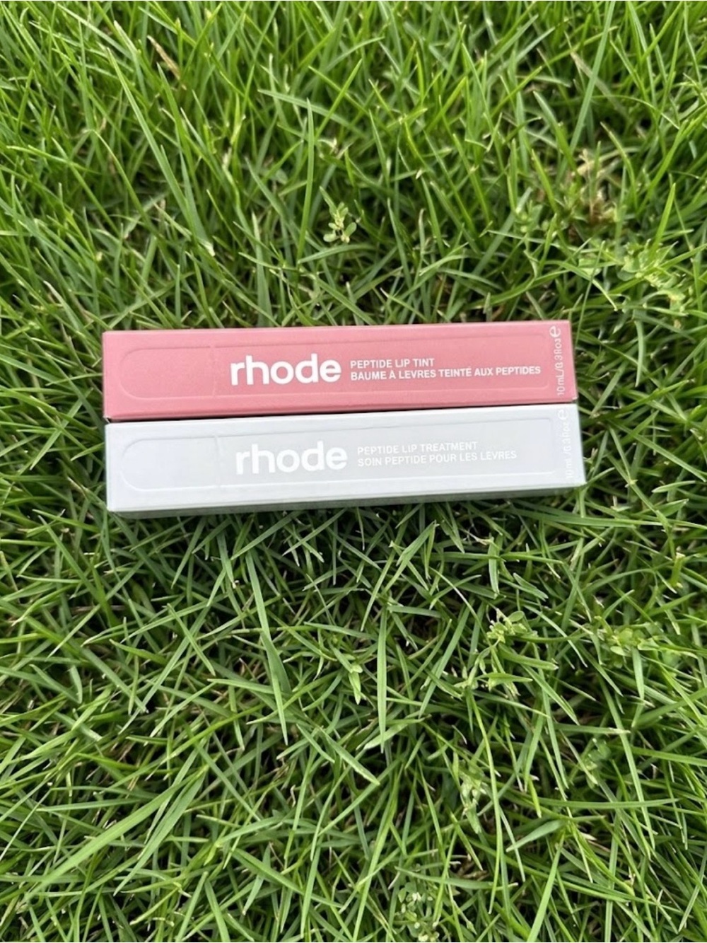RHODE Peptide Lip Tint & Duo - salty tan & unscented